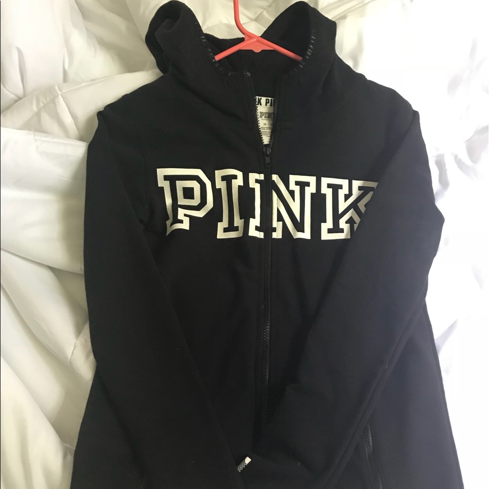 PINK zip-up sweatshirt